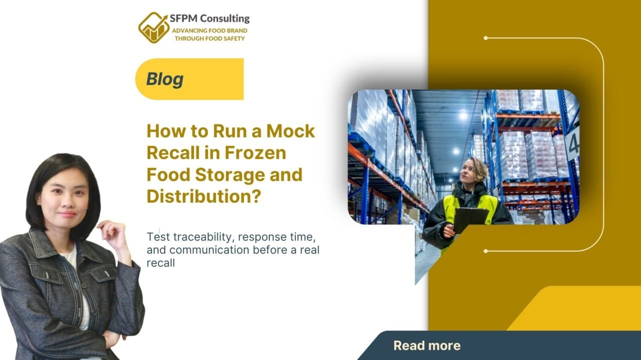 SFPM Consulting present How to Run a Mock Recall in Frozen Food Storage and Distribution_ blog